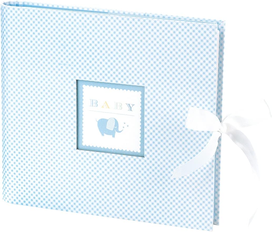 Rössler Leporello Baby Girl 13301928000 White Pages Pink 150 x 190 mm Birth and Christening Folding Book Accordion Photo Album 1 Piece