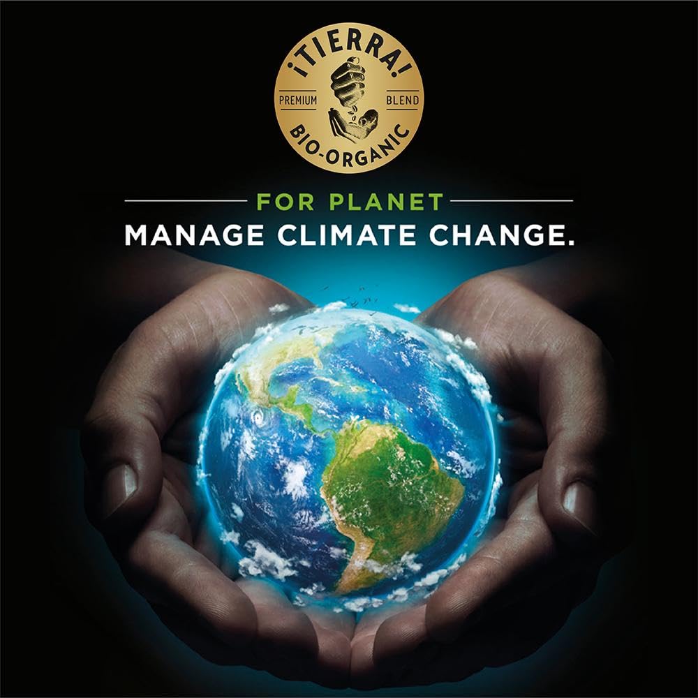 Lavazza, Tierra For Planet, 100 % Bio-Arabica Kaffeebohnen, Ideal für Espressomaschinen, Milder Geschmack, Intensität 6/10, Fruchtige & Blumige Aromen, Leichte Röstung, 1 kg Packung