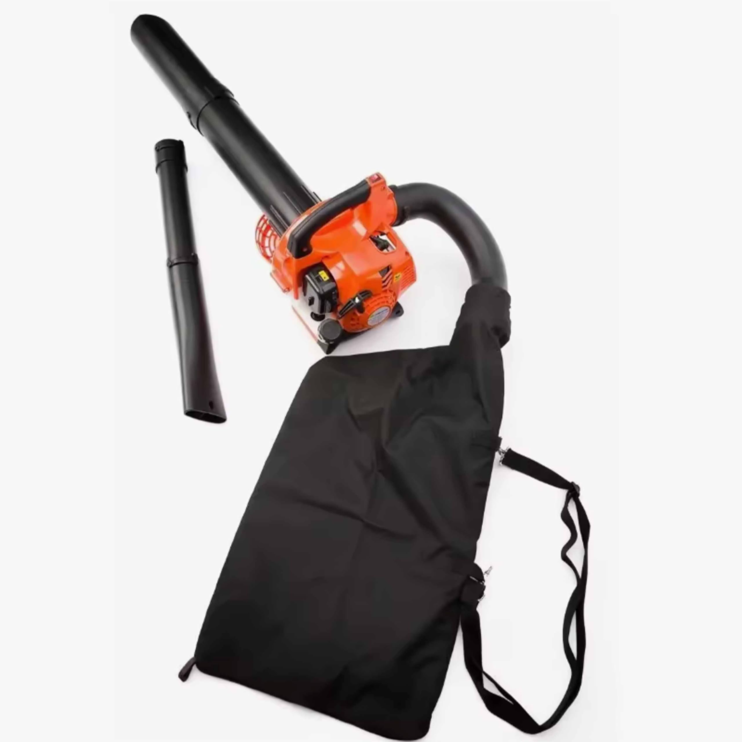 Soplador/Aspirador/Triturador de Hojas a Gasolina 26cc 2 Tiempos – Línea HD con Bolsa Recolectora y Accesorios