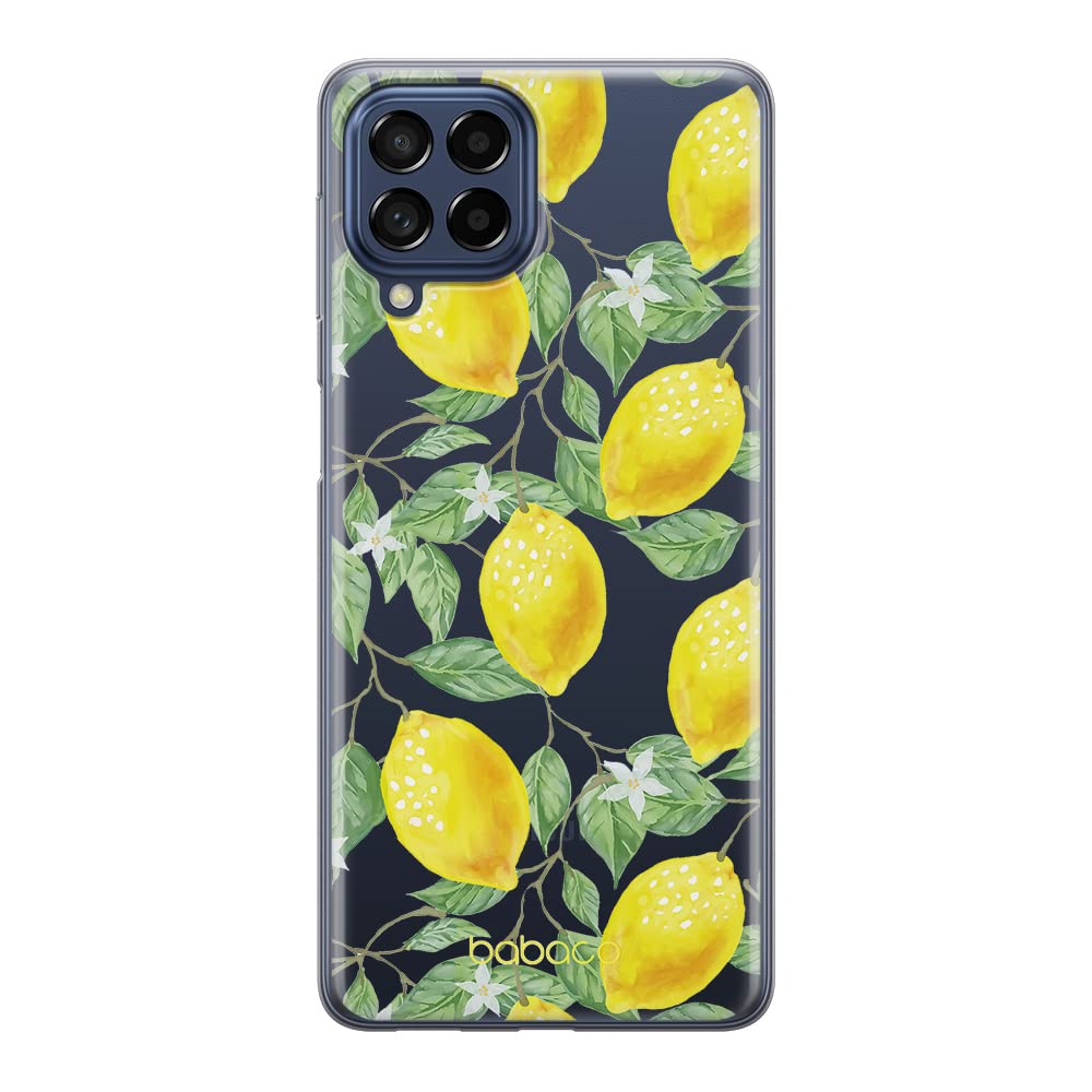 Babaco ERT GROUP mobile phone case for Samsung M33 5G original and officially Licensed pattern Fruits 002 optimally adapted to the shape of the mobile phone, partially transparent