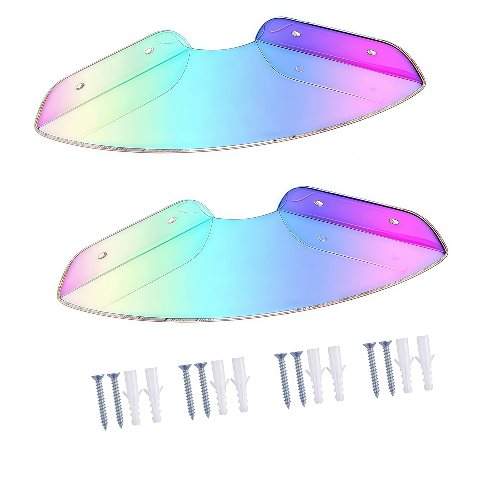 Équerres d'angle flottantes en acrylique pour haut-parleurs