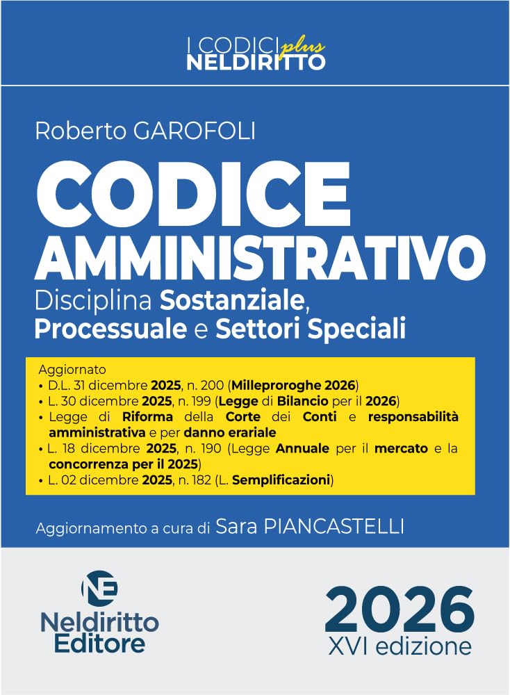 Codice Amministrativo Plus 2026 Nuova ediz. Con espansione online