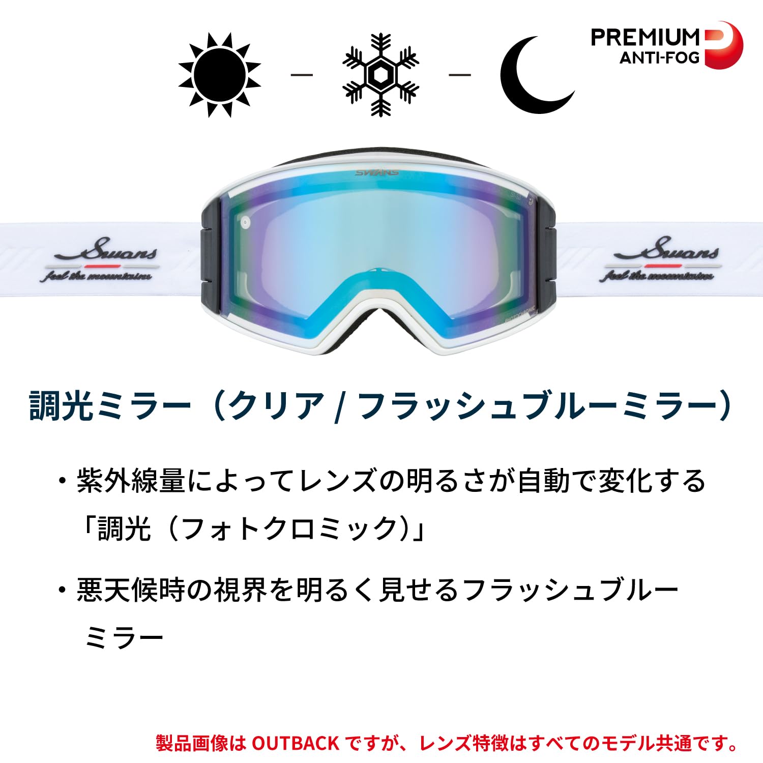 Amazon | [スワンズ] 日本製 スキー スノーボード ゴーグル スペア
