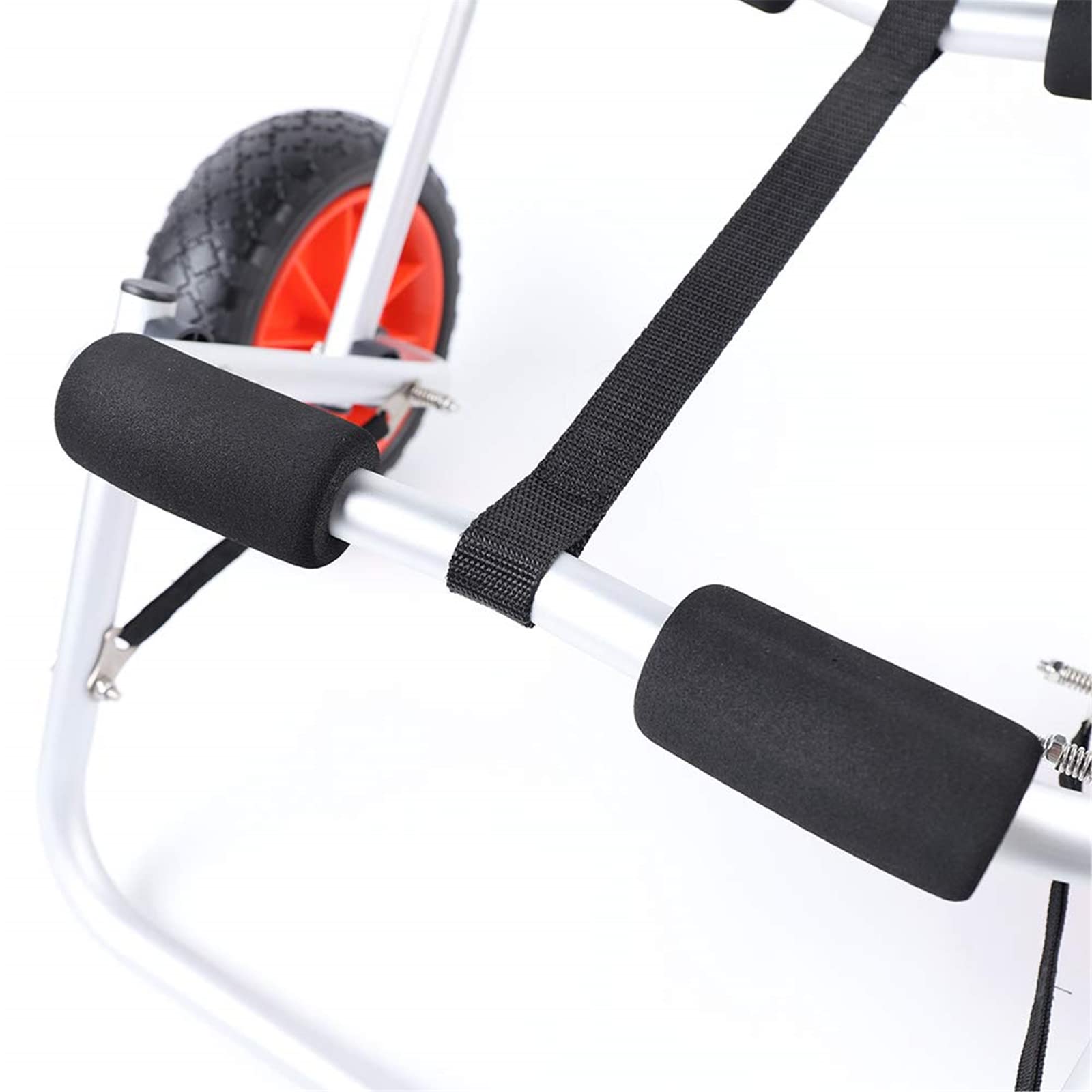 Carrito de kayak resistente para un fácil transporte en la playa, diseño ligero y portátil para kayaks y canoas, duradero y fiable