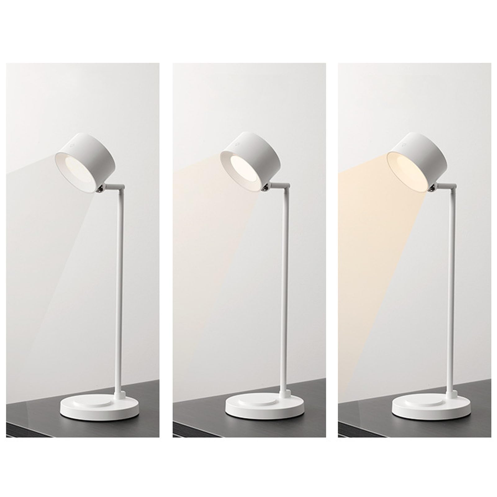 LED Schreibtischlampe mit magnetischem kabellosem Laden dimmbare Touch-Steuerung Leselicht 2000 mAh Akku für Schlafzimmer Büro Arbeitszimmer Schreibtisch Nachttisch