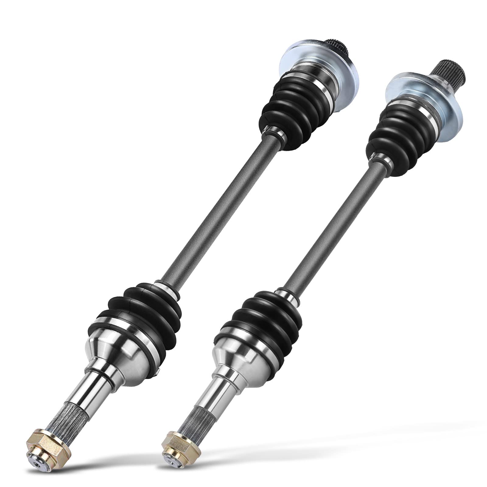 A-Premium Pair (2) Rear CV Axle Shaft Assembly Compatible with Yamaha Rhino 700 2008 2009 2011 2012 2013, 4x4 Models, Left and Right, Replace# 5B4-F530U-00-00, 5B4-F530U-00-00