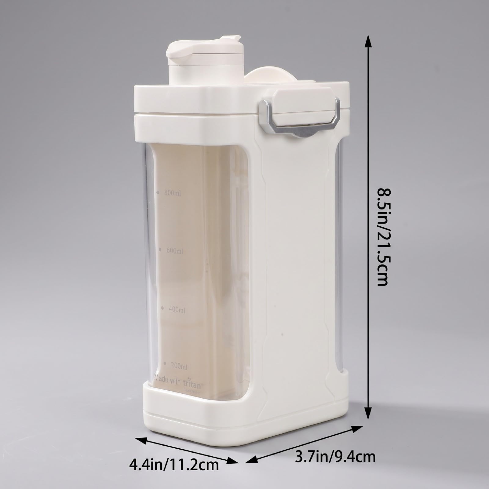 Fría, Jarra de café Fría con Filtro de Acero Inoxidable, Helada a Prueba de Fugas de 1000 Ml, Boca Ancha para té, café, Hogar, Oficina, Viajes