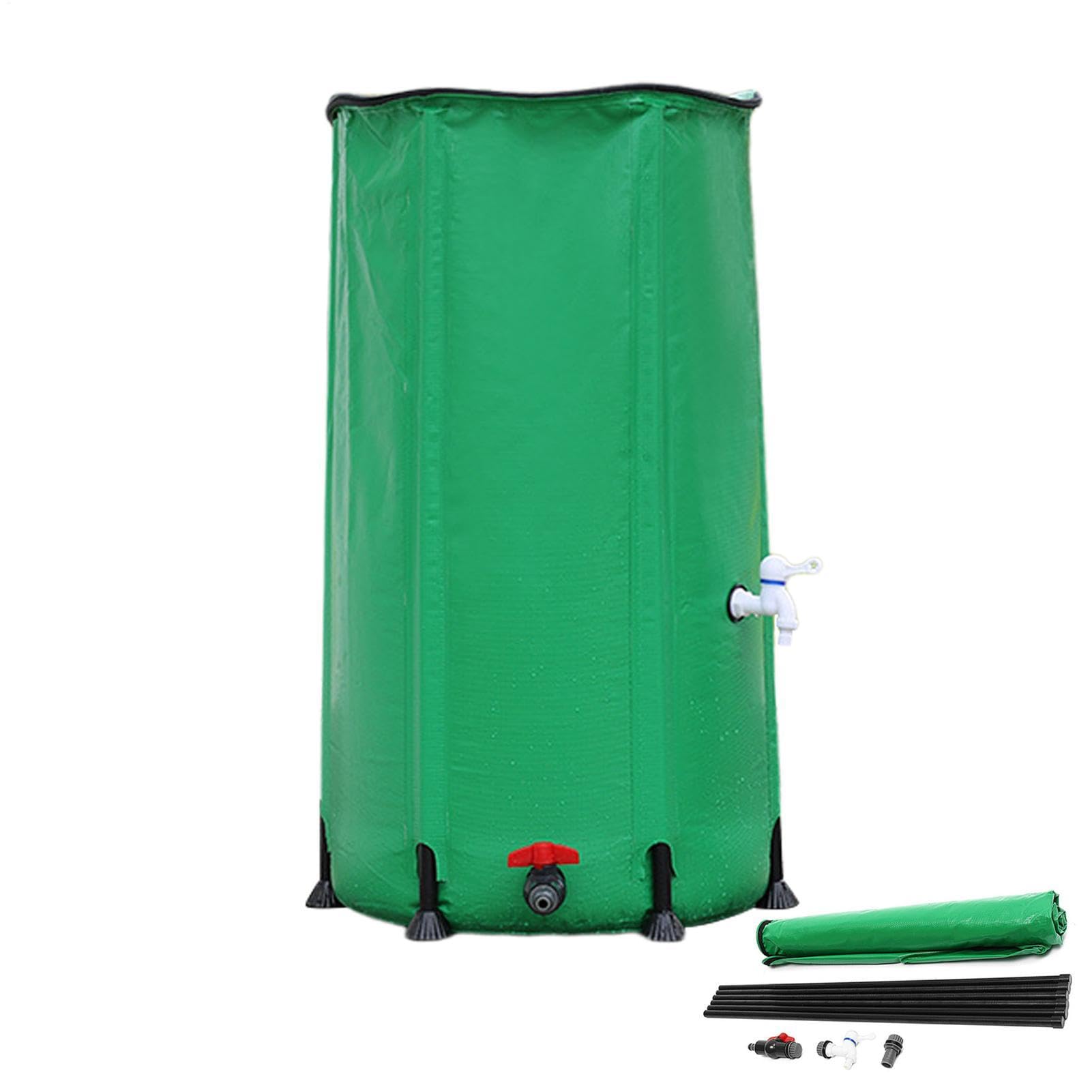 Barril de recolección de Agua de Lluvia,Barril de Lluvia portátil Agua de | Recolección de agua de lluvia plegable para riego de jardines, mantenimiento de césped, limpiez