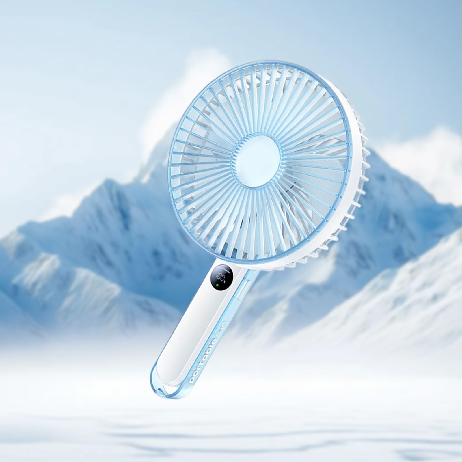 Flussi d ' velocità Ventilatore da Tavolo USB Uso prolungato della Batteria Leggero per Viaggi in Ufficio attività all ' Aperto Ventilatore Portatile Alimentato a Batteria