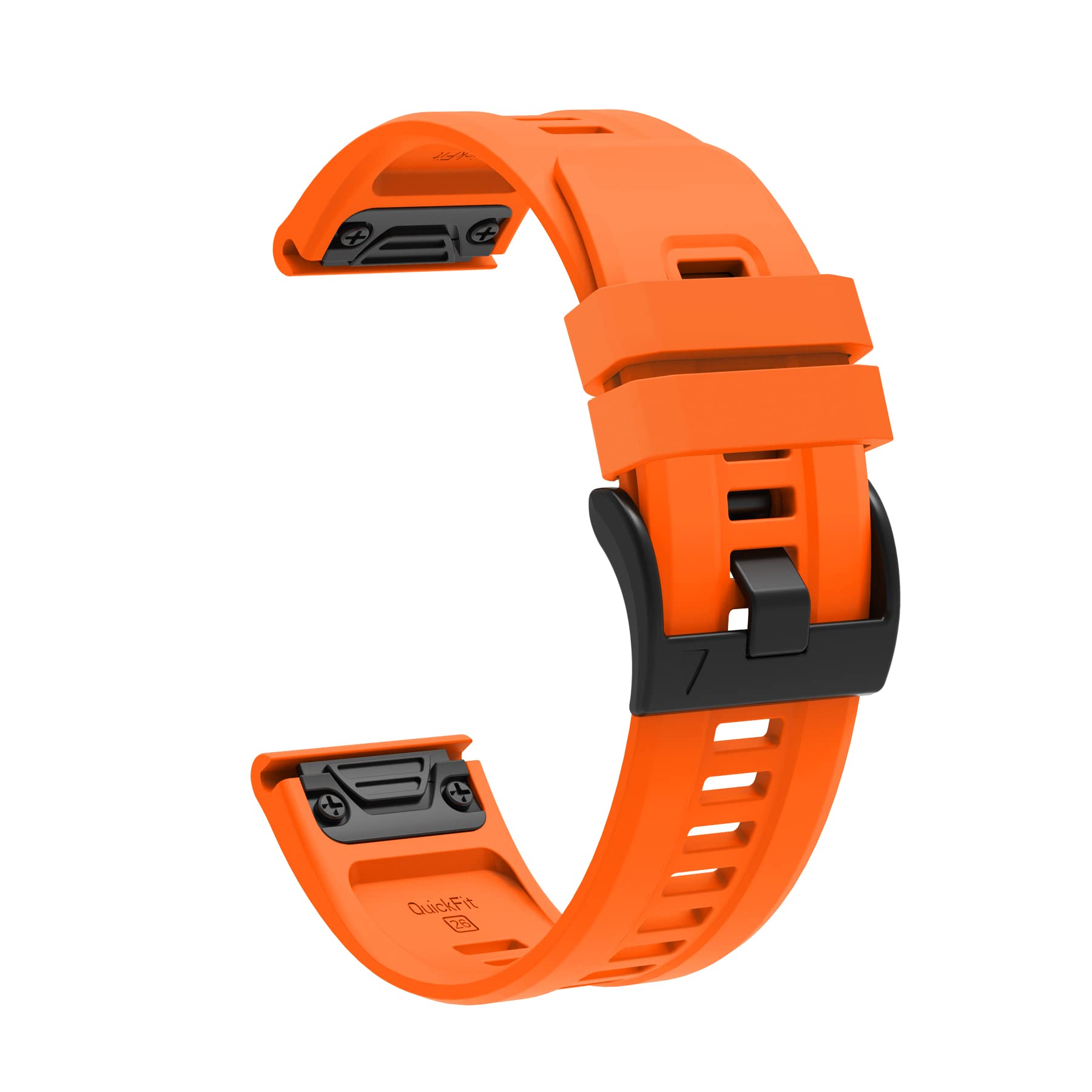 AISPORTS 26mm Quick Fit Watch Strap Compatible with Garmin Descent MK1/MK2/MK2i Strap Silicone Sport Wristband Replacement Strap for Garmin D2 Bravo/D2 Charlie/D2 Delta PX/Quatix 7X Solar/6X Solar/3