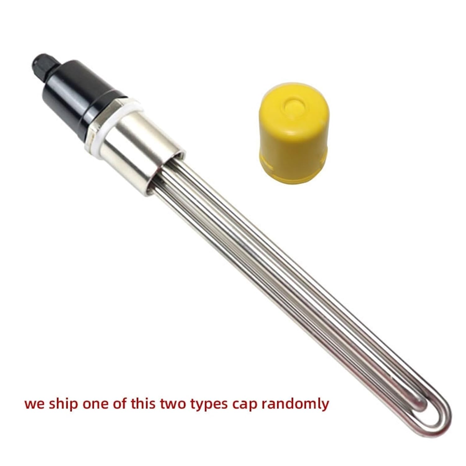 DN25 220v Water Heating Element SUS304 Immersion Heater 1Inch 32mm Thread Tubular Heat Pipe 2.5kw/3.5kw/4.5kw/5.5kw 1Pcs(Heater Thread,220V_4.5KW)