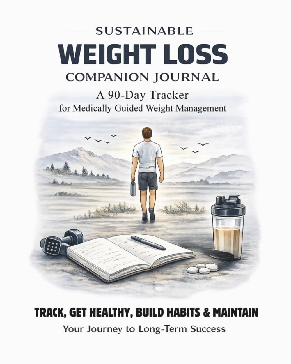 Weight Loss Journal 90-Day Medication Tracker Companion