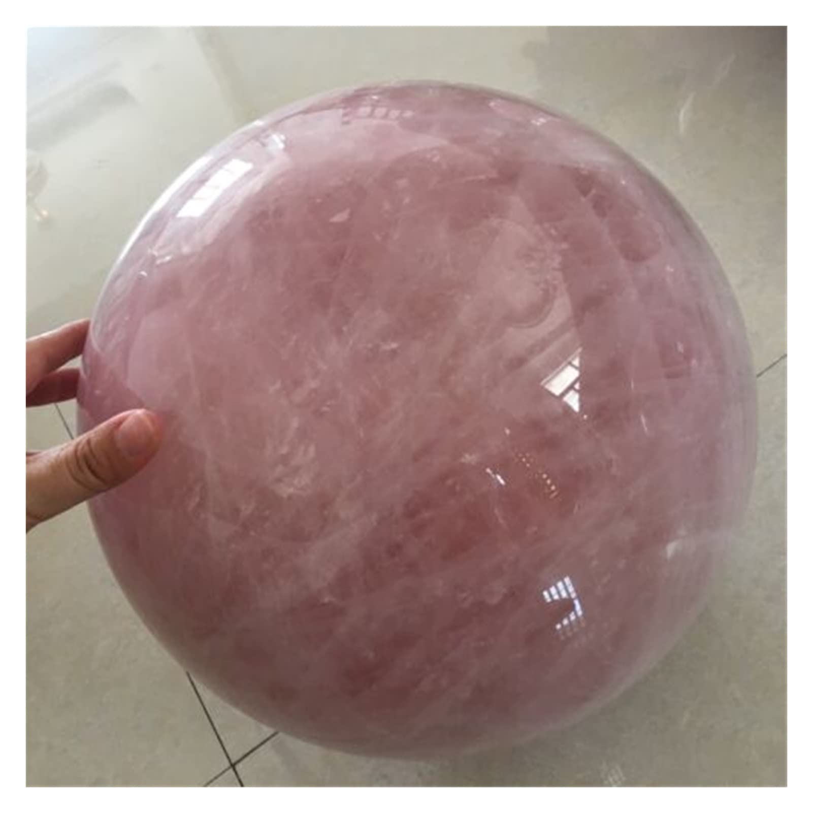 Cristallo Naturale Grezzo Sfera di Quarzo Rosa Naturale 1800-2000G