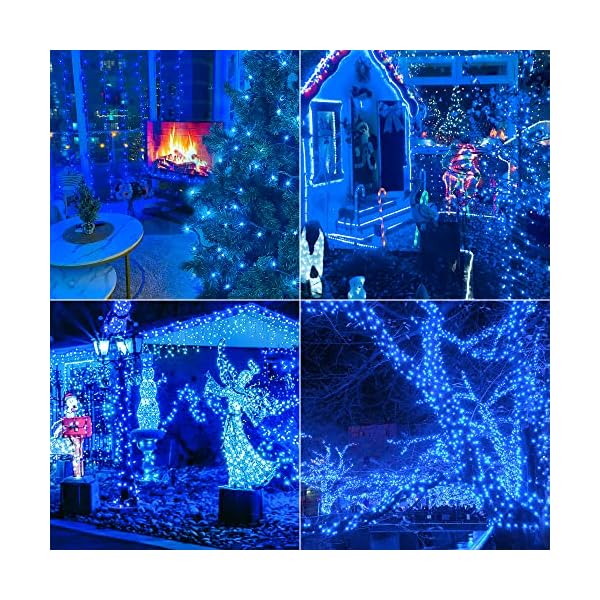 Hopolon clear christmas lights set 2pack 50count 13feet incandescent bulb mini string lights for indoor christmas tree garland birthday wedding festival decor - image 7