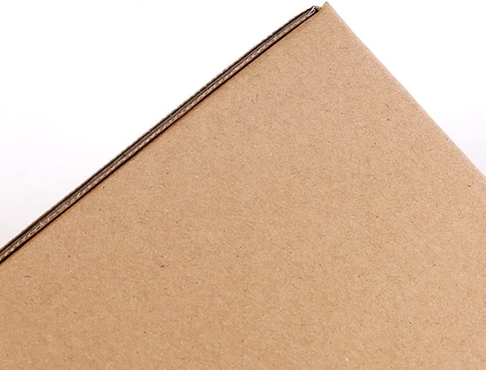 8x6x4 Inch Corrugated Shipping Boxes – Small Cardboard Boxes for Mailing, Business, and Home Storage, 100-Pack Set, Yellow