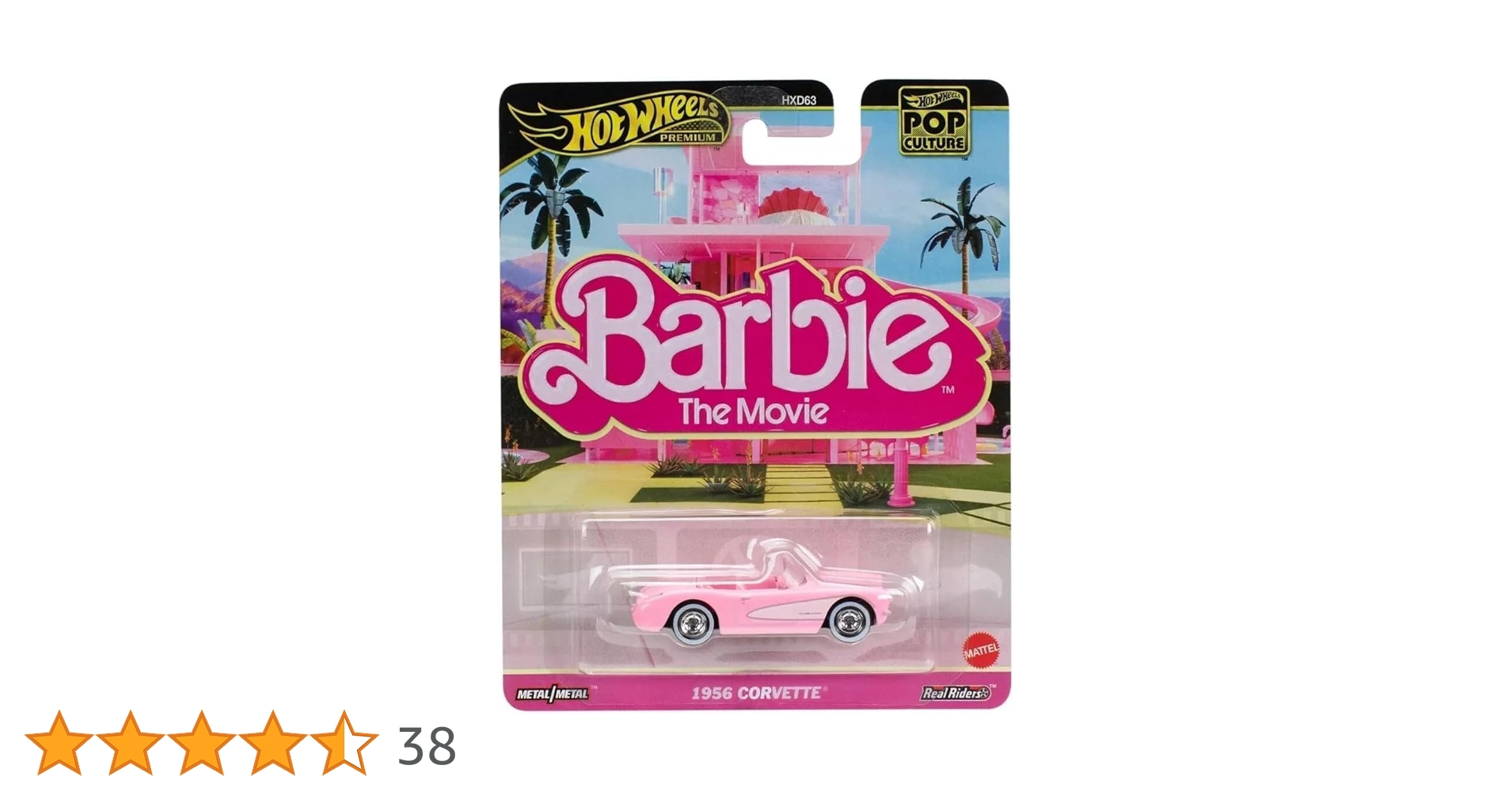 Hot Wweels　BARBIE　THE MOVIE　バービー　コルベット Hot Wheels Barbie The Movie Car Corvette Convertible