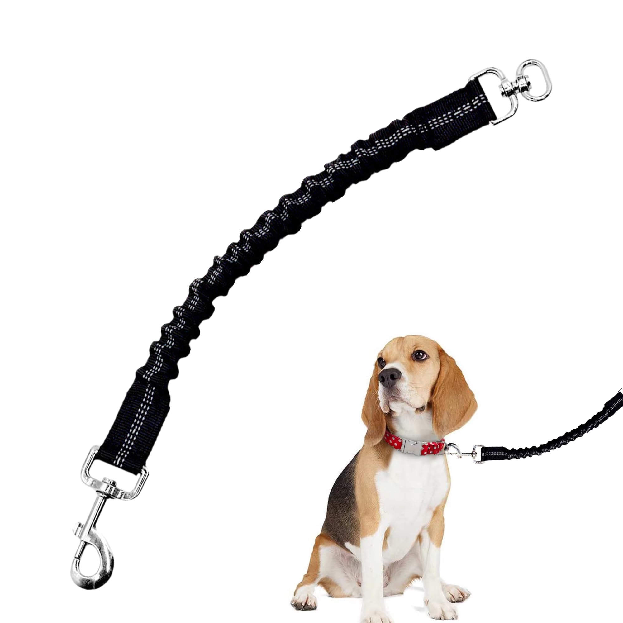 1Pc Bungee Dog Leash Extension Enhanced Safety Shock Absorber Dog Lead Good Stretch and Shrinkage Dog Bungee Lead for Small Dogs Medium Dogs Prevent Injury on Arm and Shoulder