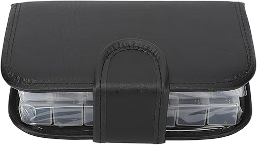 Miniatura 4 de Caja organizadora, organizador mensual portátil de gran compartimento 4 veces al día con recipientes individuales extraíbles, caja organizadora de