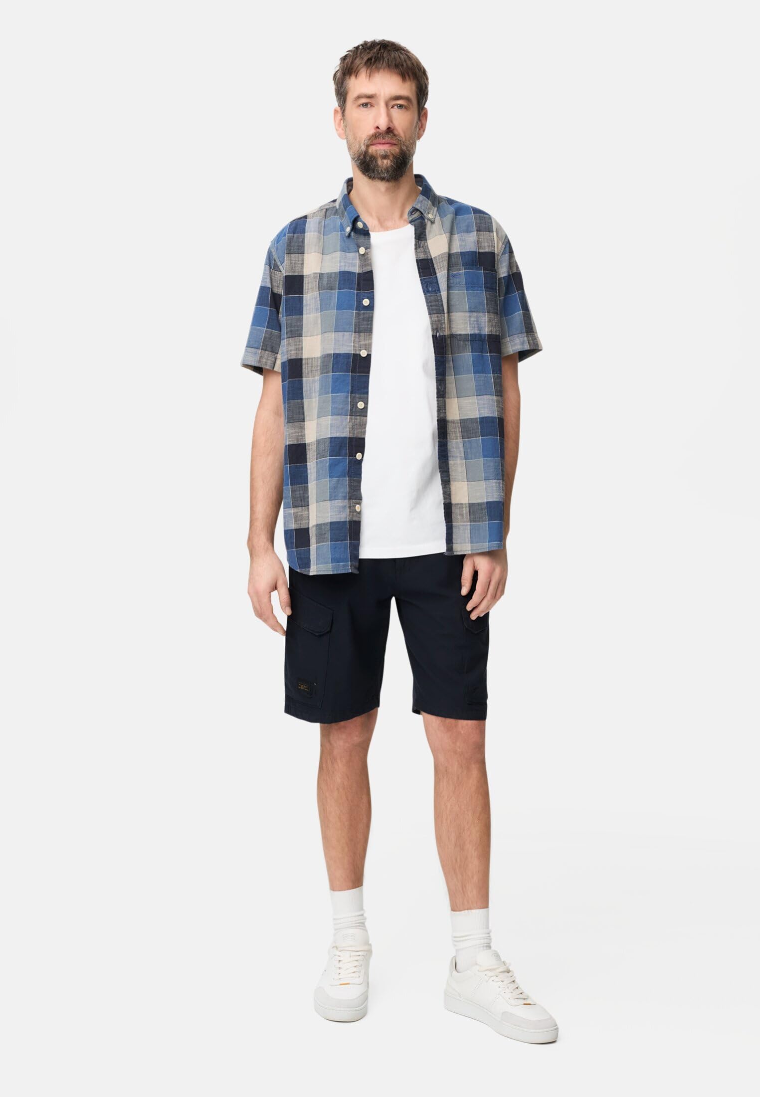 camel active Herren Cargo Shorts mit Tunnelzug
