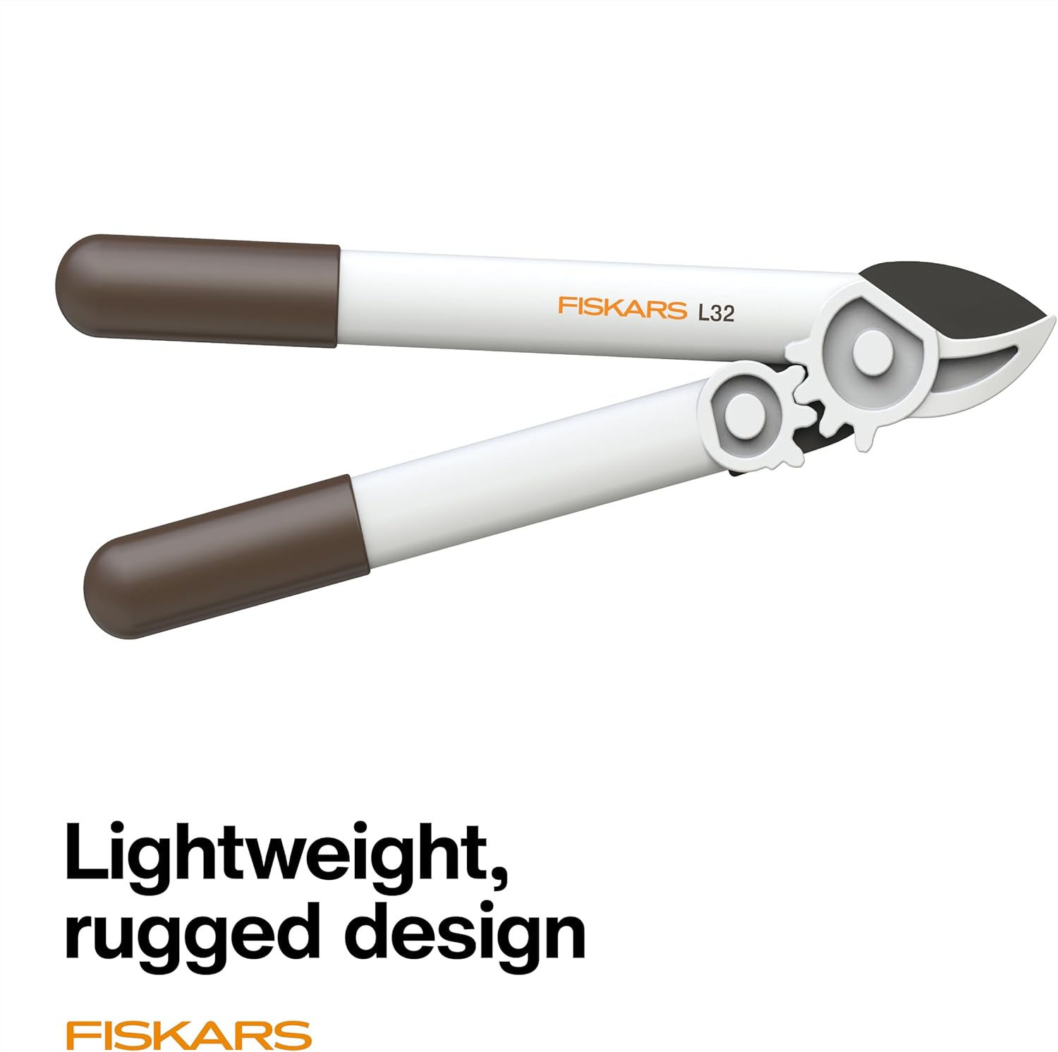 Fiskars PowerGear Lopper, Lightweight Anvil Garden Tool, White