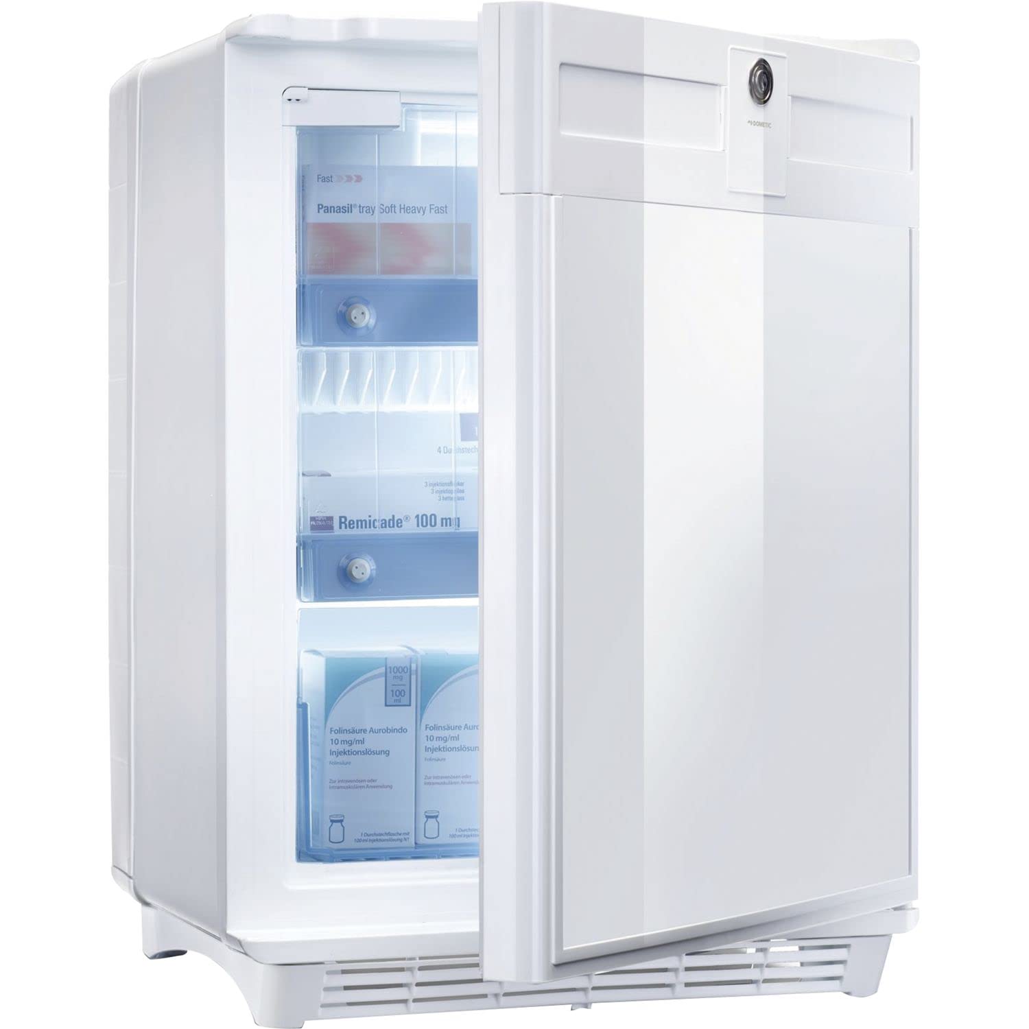 Dometic Medikamentenkühlschrank DS 301H - Kompakter Kühlschrank für Medikamente 27 Liter mit Absorberkühlung, Thermometer, Warnsignal und sicherer Türverriegelung