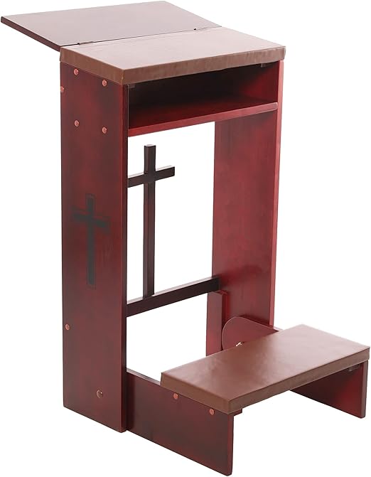 Fanwer Prayer Kneeler for Home Prayer Bench Stool Folding