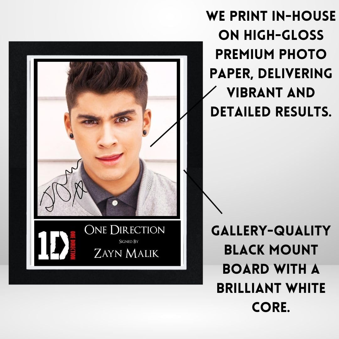 One Direction - Zayn Malik Signed Autograph Photo Print Poster