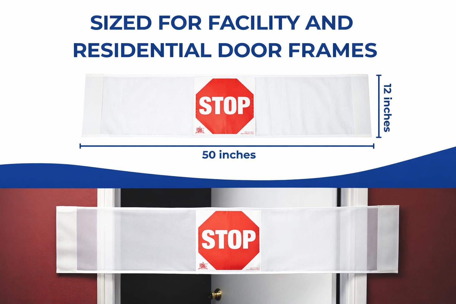 Cartello Di Sicurezza "This Door Is For Emergency Use Only" - Adesivo Orizzontale In Vinile, 450 X 150 Mm, Conforme EN ISO 7010 - 2
