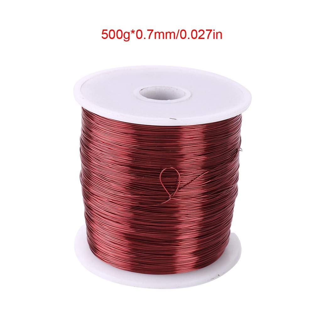 Magnet Wire, Enameled Copper Wire, 24 AWG, 10 Lbs, 8027' Length, 0.0211