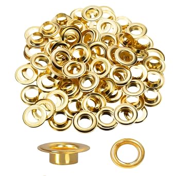 Heavy Duty 500pcs Grommets Washers 3/8 Inch Inside Diameter Hole for Curtains, Canvas Tarps Craft Making Eyelet Repair Replacement