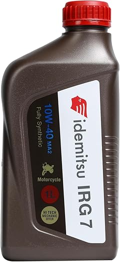 Idemitsu IRG7 10W-40 MA2 Fully Synthetic Engine Oil for Bikes (1L)