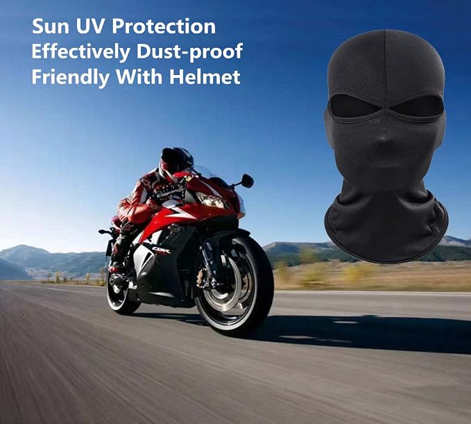 Balaclava para esquí y ciclismo con protección UV y viento miniatura 3