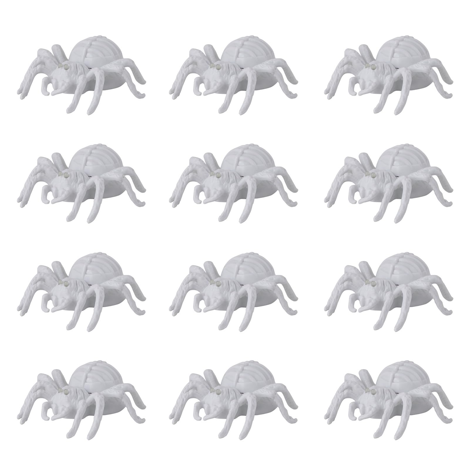 Jazuaiao 12Pcs Glowing Spiders LED Night Glowing Spiders Lamp Lighting Up Decoration Night Light for Party Decoration
