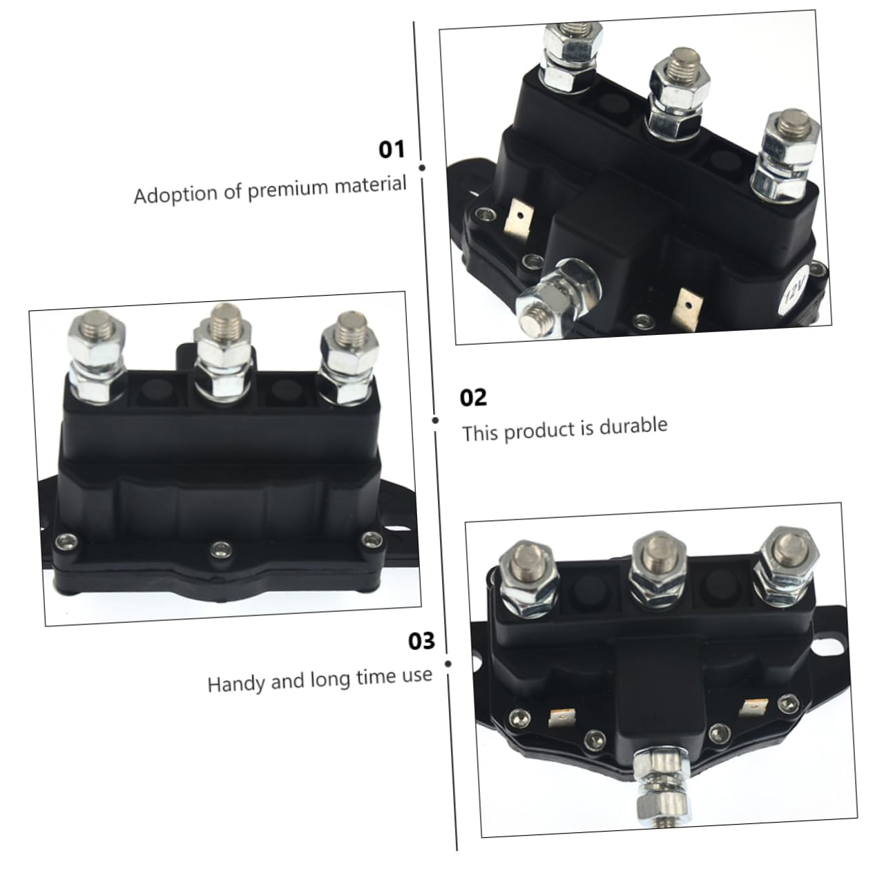 PartyKindom Relè Per Auto Da 12 V Accessorio Per Auto Elettrovalvola Fornitura Di Relè Per Auto - Materiale Durevole