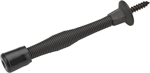 N830-113 Tope de puerta de resorte, 3 pulgadas, bronce aceitado