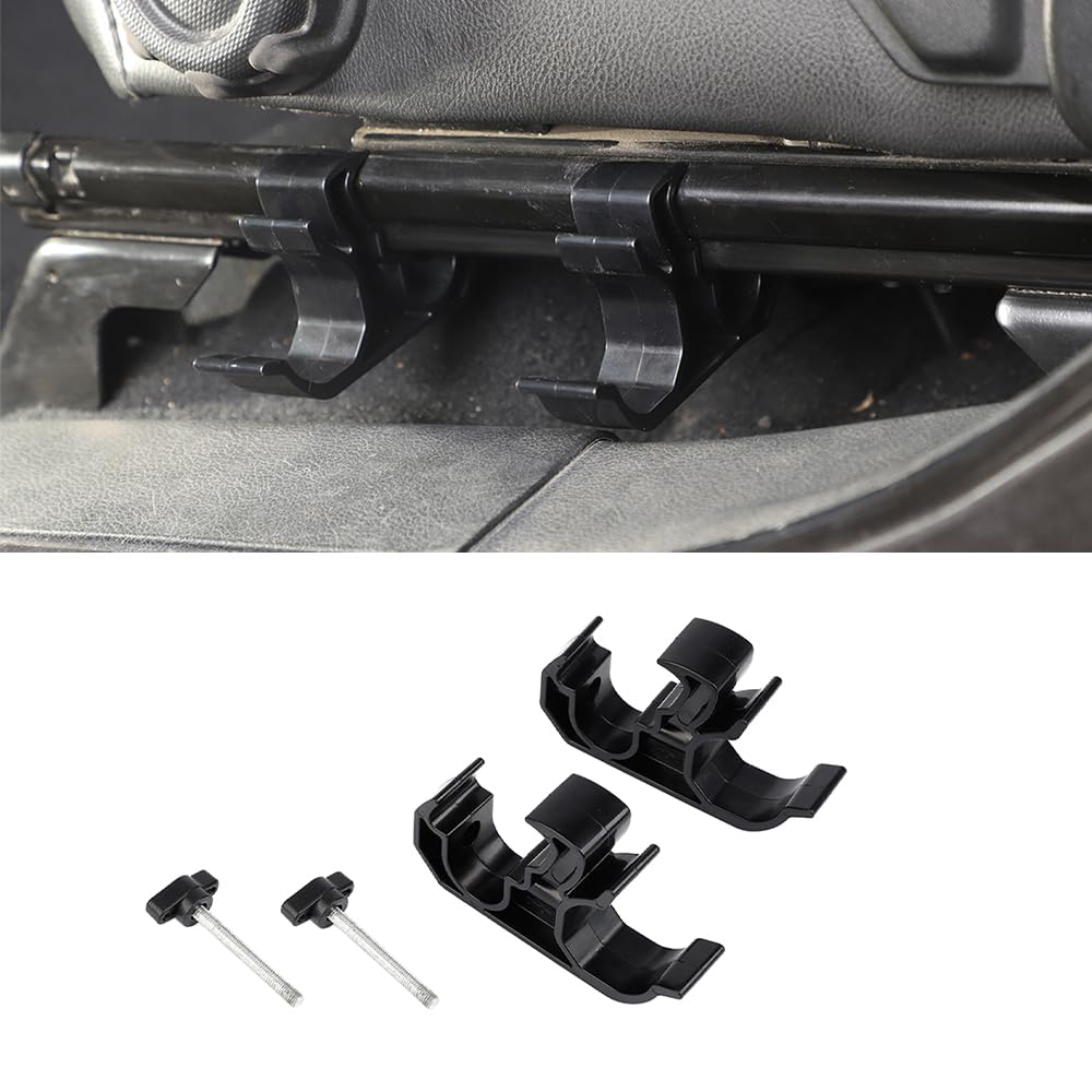 JUNLELI Seat Flashlight Holder Mount Bracket for Jeep Wrangler JL Gladiator JT 2018 2019 2020 2021 2022 2023 Car Interior Accessories Black