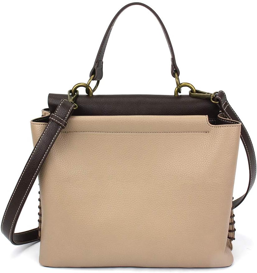 CHALA Charming Satchel with Adjustable Strap - Chihuahua - Taupe - Image 4