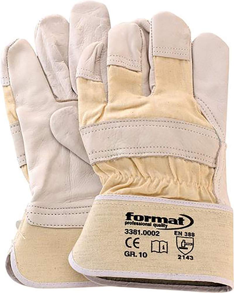 FORMAT Rindvolllederhandschuh Packung a 12 Paar