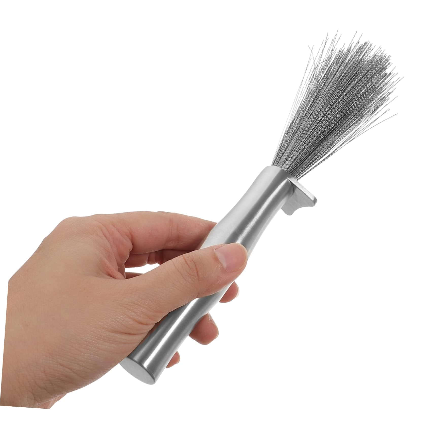 SUPVOX Pot Cleaning Brush Wok Brush Multi-Functional Stainless Steel Scrubbers for Dishes