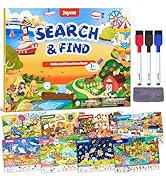 JoyCat Search and Find Activity Books, Preschool Learning Game Activities for Toddlers & Kids Age...