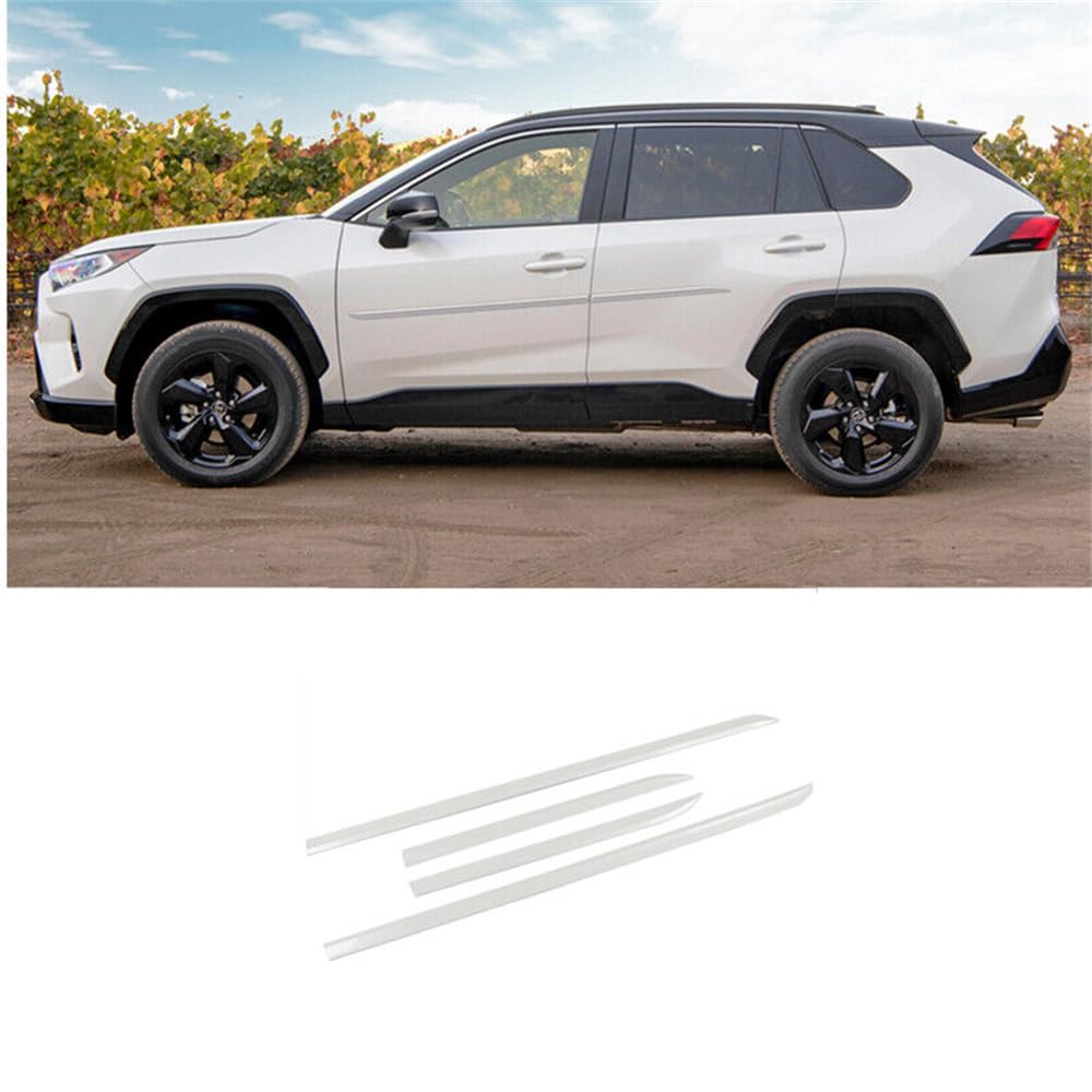 Amazon.com: BisTate for Toyota RAV4 2019-2024 Pearl White Exterior