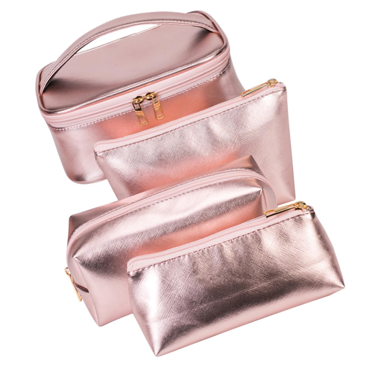 FRCOLOR Porta Trucchi Borsa Borsa da Viaggio Portatile per Cosmetici Pochette da Toeletta per Articoli da Viaggio