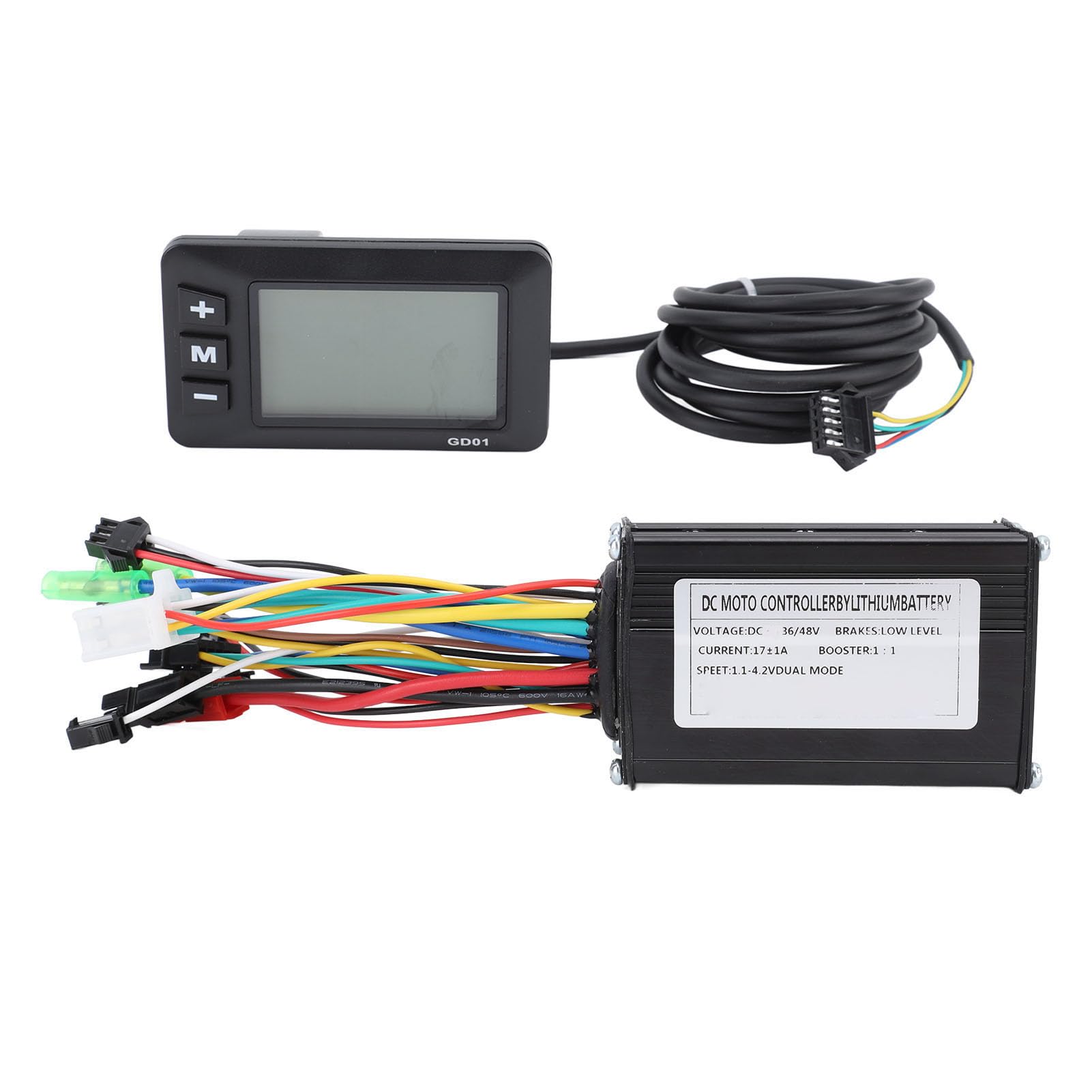 Kontroler roweru elektrycznego UMDHAIYI, do panelu wyświetlacza G01, zestaw sterownika silnika 250 W-350 W, do roweru elektrycznego, skutera, wyświetlacz cyfrowy, regulacja