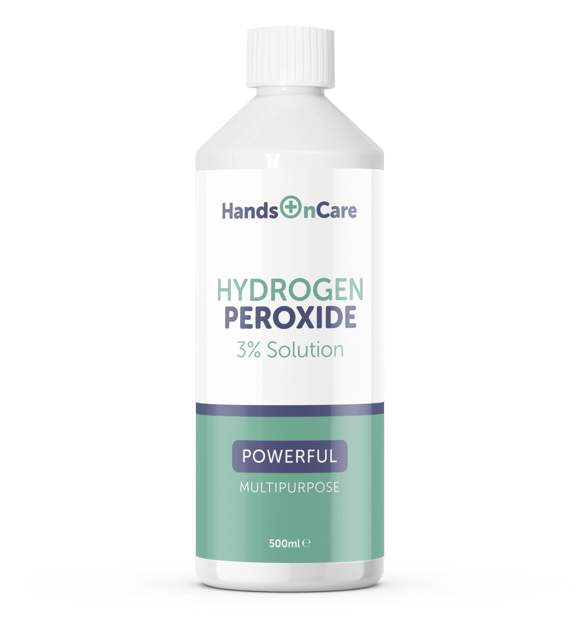 HandsonCare - Hydrogen Peroxide 3%, 10 Vols All-Purpose Cleaner and Stain Remover - 500ml