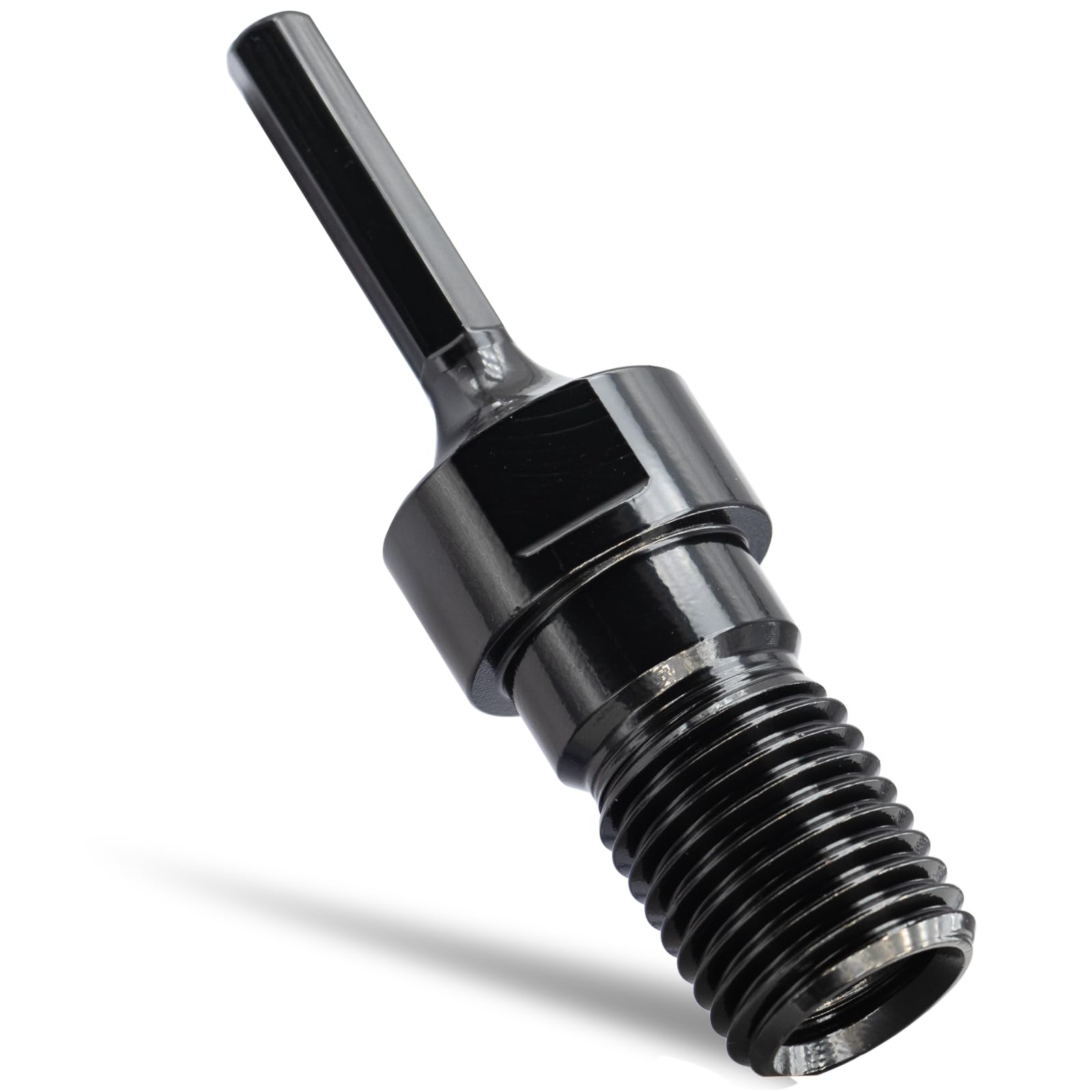 1-1/4"-7 Male Thread to 1/2" Hex Shank Core Drill Bit Adapter, Premium Convenient Converter for Concrete Coring Drilling