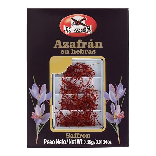 Español Azafrán hilos 0,38G. por el Avion