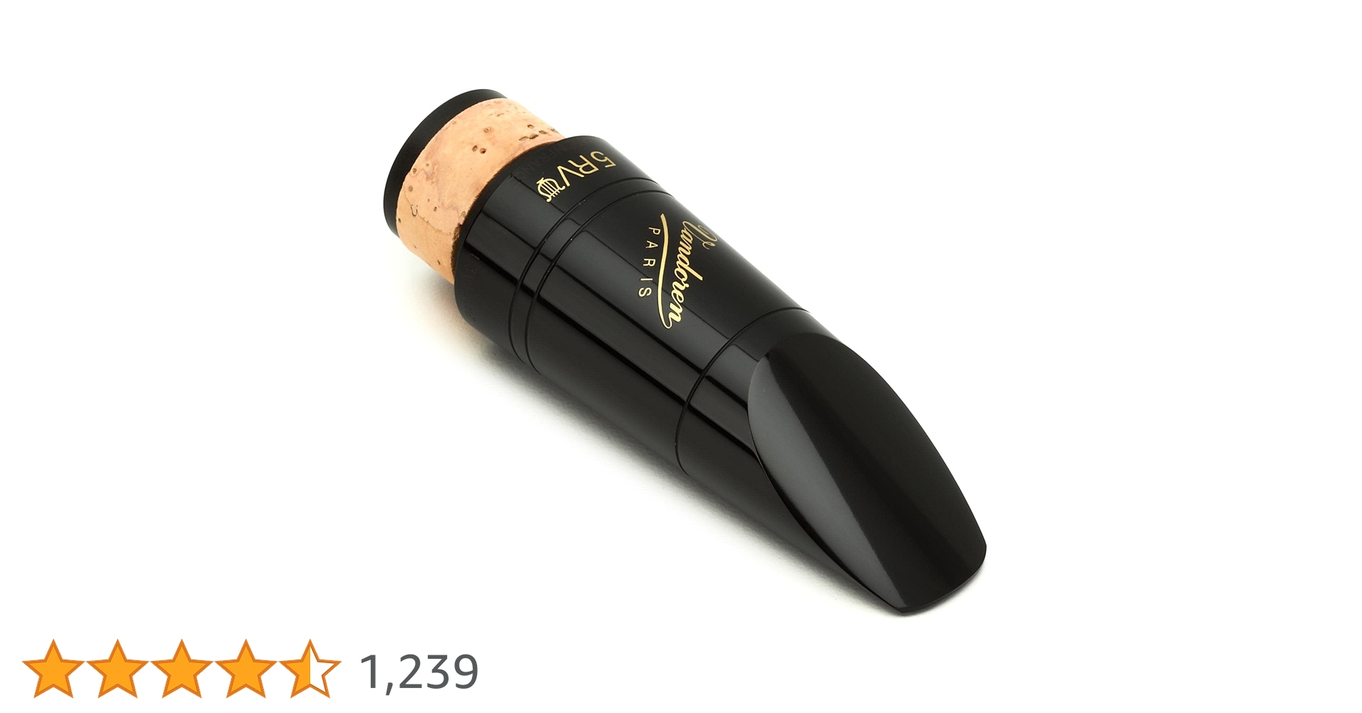 Amazon | バンドーレン B♭クラリネット マウスピース 5RV-LYRE | 木