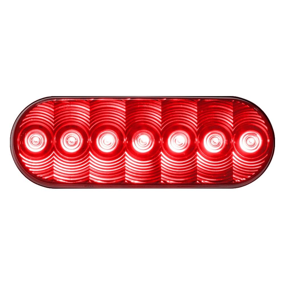 Amazon.com: Oval L.E.D. Red Tail Light - LumenX (820R-7) : Automotive