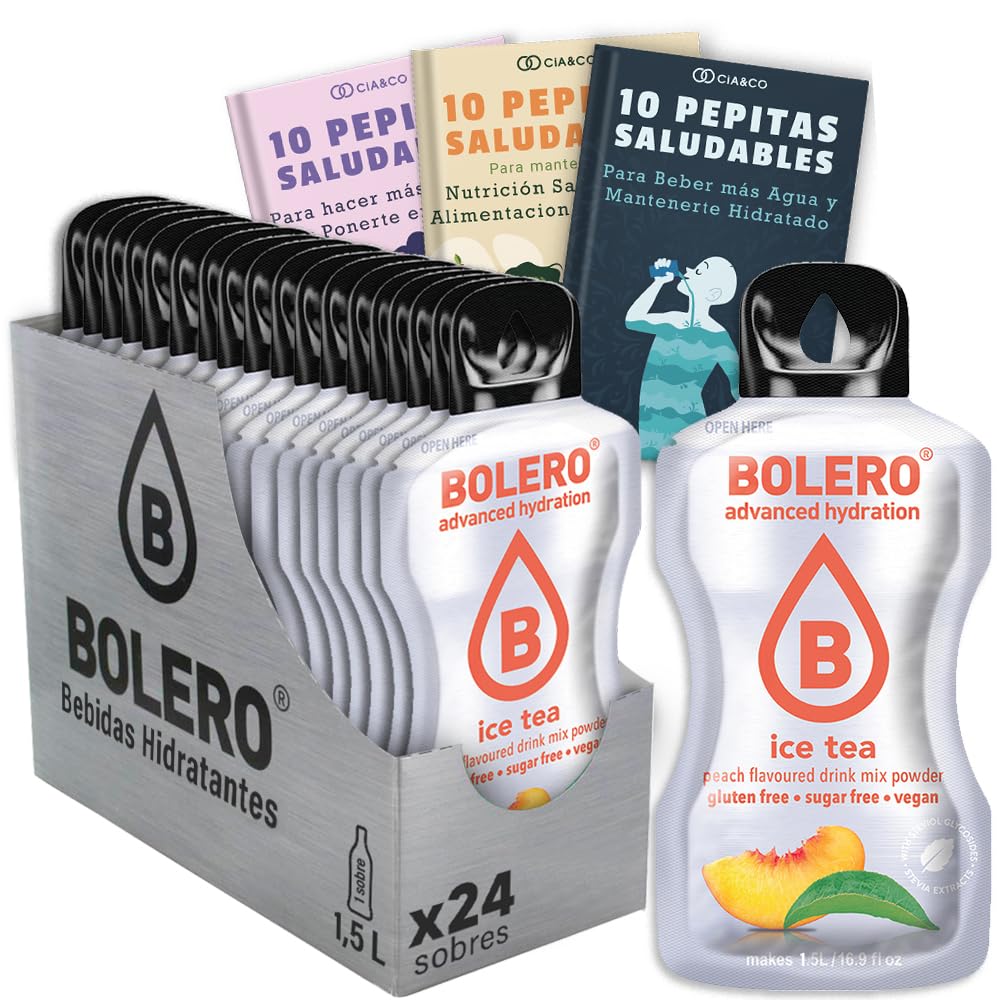 24 x Bebida Bolero COLA Hidratante Sin Azucar (24x9 grs) + 30 Pepitas Saludables para una vida más sana by Cia&Co — view 91