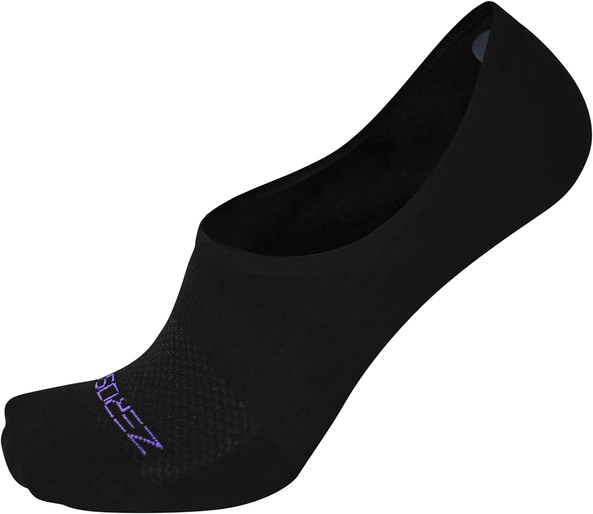 Womens Bamboo Ankle Wraith Hidden Ankle Sock With Mesh Ventilation, Anti-Tear Double Thread Bottoms